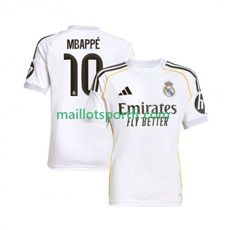Maillot de Foot Real Madrid Kylian Mbappé 10 Domicile 2025/26